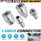 Npt 1 4  Quick Connect Fittings Pressure Washer Adapter Set Male   Female Thread