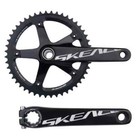 165mm  Fixed Gear Bicycle Crankset 144bcd 49t Single Speed Chainwheel With Bb