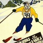 Banff Canada 1938 Ski Championships Winter Sports Vintage Poster Print Retro Art
