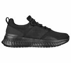 Skechers Black Shoes Women Work Memory Foam Slipon Comfort Slip Resistant 108064