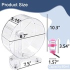 8 7  Super Silent Hamster Wheel With Stand   Water Bottle     Ultra Quiet Exerc   