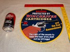 Vintage Winchester Cartridges Gun Revolver 11 3 4  Porcelain Metal Gas Oil Sign 