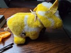 Vintage Eden Toys Inc Usa Musical Wind Up Yellow White Cow