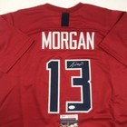 Autographed signed Alex Morgan Red Soccer Team Usa World Cup Jersey Jsa Coa