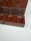 Antique Hawaiin Folk Art Ww2 Soldier Bring Back Carved Hardwood Pipe Stand