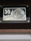 2016 30th Anniversary Of Silver Eagle Coin 2 Oz Silver Bar   Coin Set W box Coa