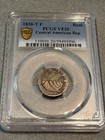 1830 T F Central American Republic Real  Pcgs Vf 20  Outstanding Original Type