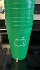  20  Masters Green Logo Cups   Free Shipping