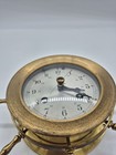Schatz Brass Maritime Ships Bell Clock 8 Day 7 Jewels