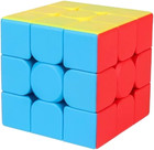 Speed Rubik s Cube 3x3x3 Stickerless Magic Cube 3x3 Fast Smooth Professional   new