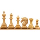 4 6  Prestige Luxury Staunton Chess Pieces Only Set-bud Rosewood-triple Weighted