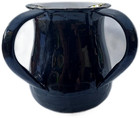 New Wash Cup Natla Netilat Yadayim Hand Washing Israel stainless Enamel Black