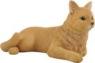 3 Inch Orange Cat Posing Hand Painted Mini Figurine Statue Sculpture   new