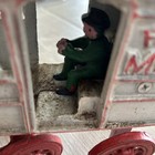 Antique Cast Iron Fresh Milk Delivery Horse Cart   Carriage   Buggy With Driver