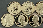 1970-1979 S Complete Set Washington Quarters Gem Proof Run 9 Coins Us Mint 1970s