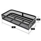 Orcish Heavy Duty Atv Front Cargo Basket  Steel Mesh Rack With Mounting Kit     