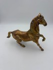 Vintage Brass Horse Figurine 10    X 8    Large Equestrian Stallion Sculpture