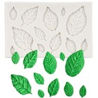 Leaf Silicone Mold Rose Flower Leaf Fondant Mold For Cake Decoration Style B