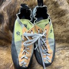 Evolv Trax Vtr3d Laceup Climbing Shoe Gray Green Orange Size 11 Men Rappelling