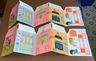 Early 1970s Hallmark Paper Doll Greeting Card Set Of 2 Identical Fold Out House