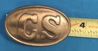 Oval Confederate States  cs  Buckle