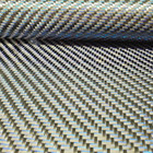 250gsm Carbon Fiber Blue Metallic Reflection Mixed Twill Fabric Cloth 100cm 50cm