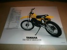 Original  1981 Yamaha Yz80 Motorcycle Sales Brochure