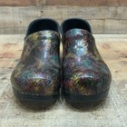 Dansko Professional Clogs Womens Size 9 5 40 Multicolor Patent Leather Shoes