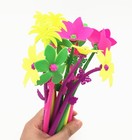 12 Pcs 0 5 Mm Black Ink Flower Shape Rolling Ball Cute Gel Ink Pen For Student