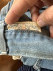 Vintage Sears Carpenter Pants Mens 34x32 Blue Cotton Denim Workwear Relaxed