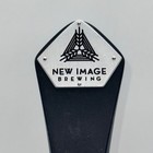New Image Brewing Black Beer Tap Handle Arvada Colorado Craft Brewery Barista