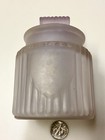 Colgate Manganese Purple 4   t Iridescent Dresser Jar Ground Stopper