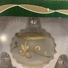 Christmas Trimmeries By Bradford Glass Ornaments Glass Balls Set Of 4 Gold