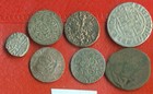 Poland Lithuania Sweden Ca 1653 Golden Horda Russia Latvia Lot Of 7 Coins 499