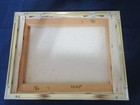 Vtg  Border Collie Olan Mills Canvas Print 11x14 In Framed Lassie Look A Like