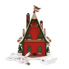 Dept 56 50th Reindeer Acres Stable North Pole Village 6013442 Brand New