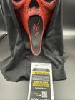 Matthew Lillard Signed Ghostface Fun World Aged Devil Mask Scream Jsa Coa Rare 