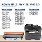 Tn830xl Toner 2 Pack High Yield For Brother Tn-830xl Dcp-l2647dw Hl-l2400d