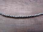 Native American Sterling Silver 2mm Navajo Pearl 24  Necklace Mariano