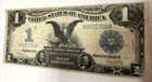 1899  1 Us Silver Certificate Large Note Black Eagle Very Nice