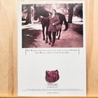 1991 Coach Handbag Vintage Print Ad Fashion Advert Chelsea Bag Paul Revere Purse