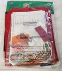 Bucilla Felt Applique Christmas Stocking Kit Santa And Snowman With Gifts Sealed