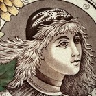 Rare Antique Victorian 6    Wall Tile - Decorative Art  22    youth    C1882