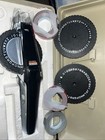 Dymo 1570 Deluxe Tapewriter Kit Vtg Chrome Label Maker   Tape Lot 3 Font Wheels