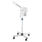 2 In 1 Facial Steamer Pro Ozone Facial Steamer On Wheels With 5x Magnifying Lamp