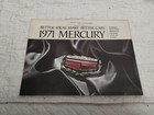 1971 Mercury Dealer Sales Brochure Catalog Marquis Cougar Comet Vintage Original