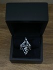Noble Collection The Hobbit Elrond Silver Ring Prop Replica Sterling Sz 8 Lotr