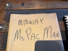 Vtg  1982 Midway s Ms  Pac-man Arcade Video Game Parts   Operating Manual