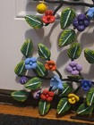Mexican Tree Of Life Birds Flowers Iron Clay Folk Art 34  X 25  