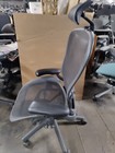 Herman Miller Aeron Desk Chair Fully Adj Lumbar Headrest Size C Black Mesh